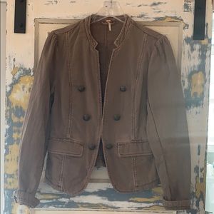 Free people jacket.  Size M.  Brown